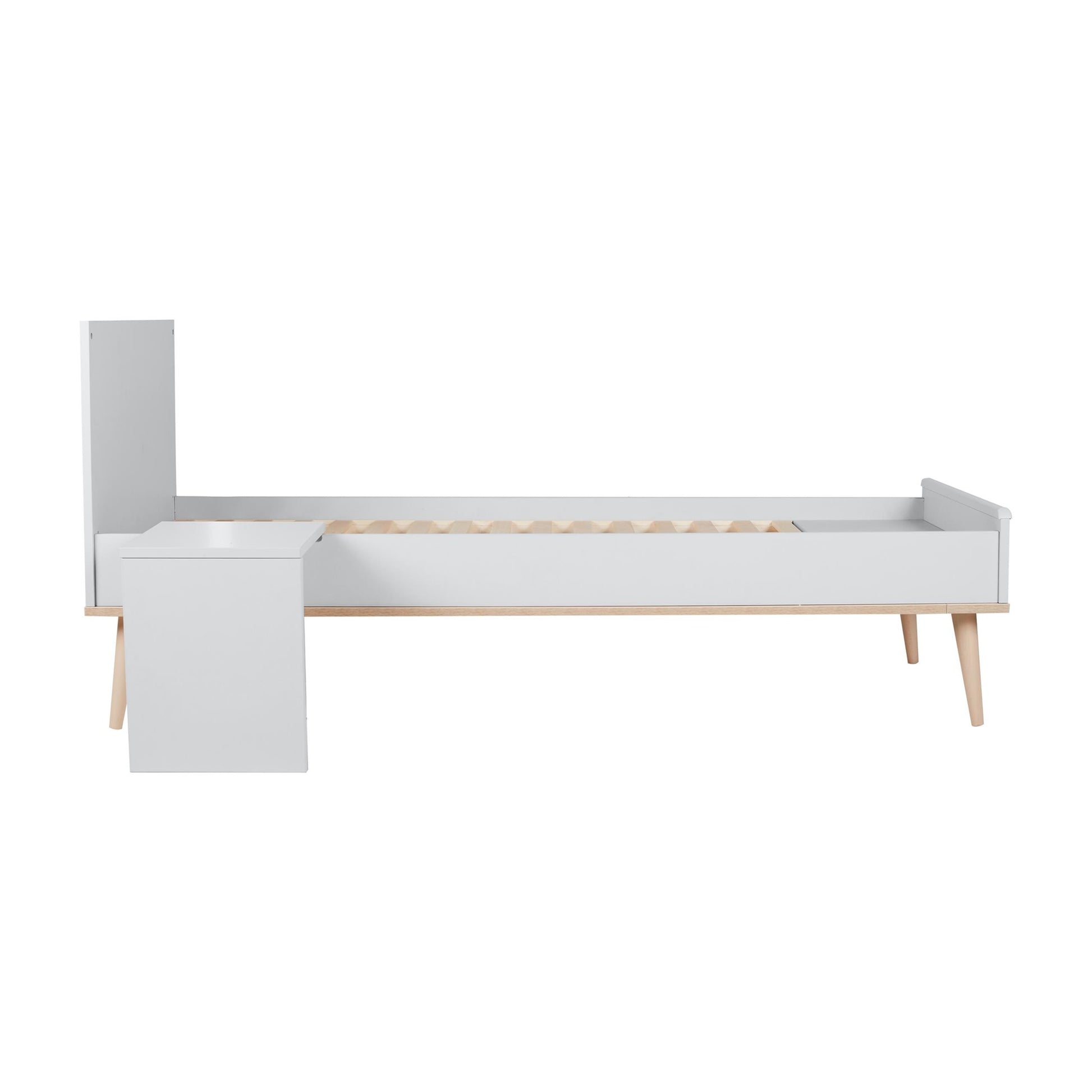 Quax Flow Convertible Cot Bed - 140 x 70 cm - White