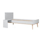 Quax Flow Convertible Cot Bed - 140 x 70 cm - White
