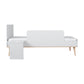 Quax Flow Convertible Cot Bed - 140 x 70 cm - White