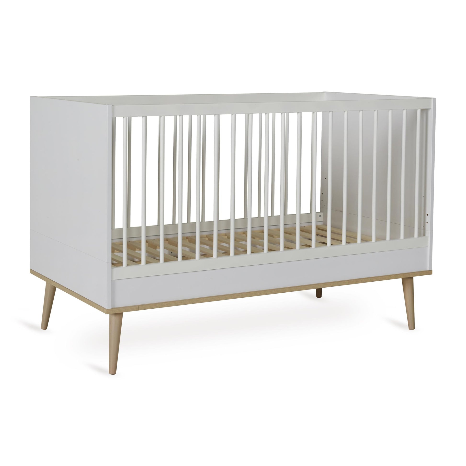 Quax Flow Convertible Cot Bed - 140 x 70 cm - White