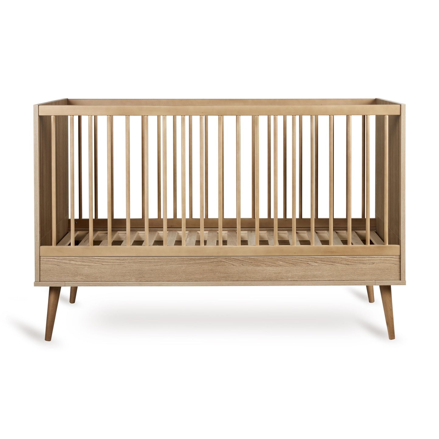 Quax Flow Convertible Cot Bed - 140 x 70 cm - Honey Ash