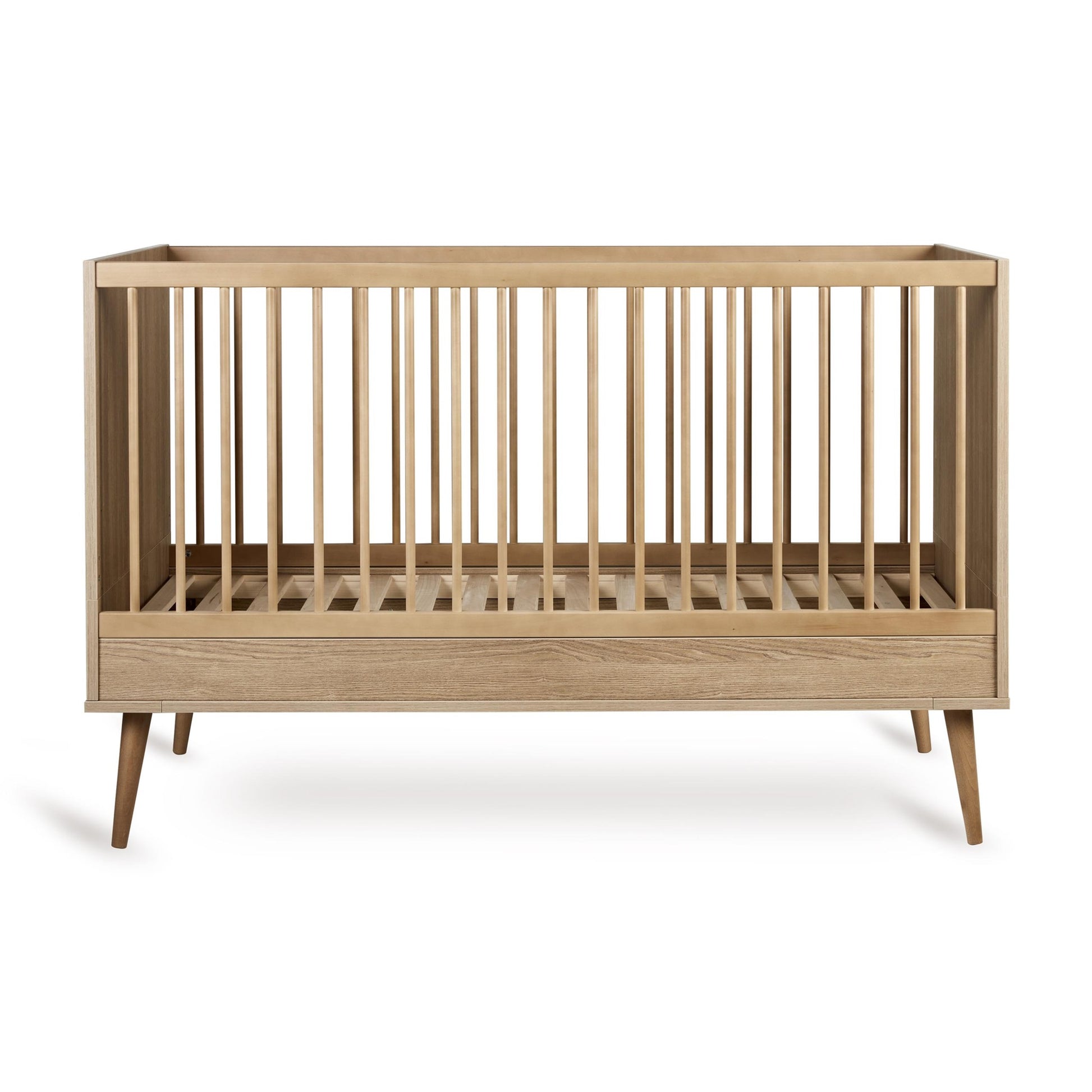 Quax Flow Convertible Cot Bed - 140 x 70 cm - Honey Ash