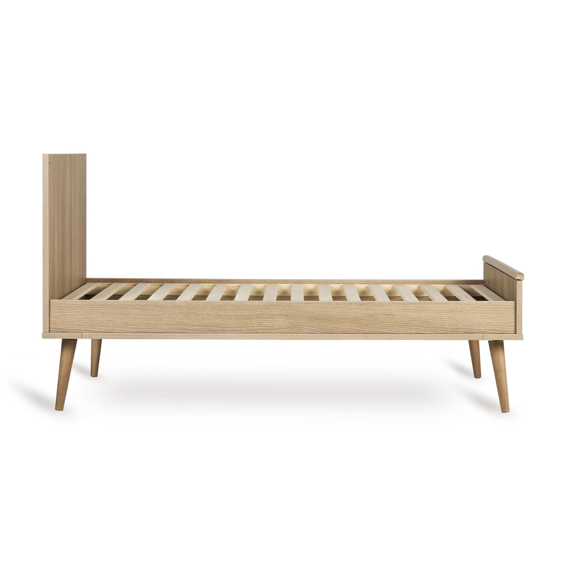 Quax Flow Convertible Cot Bed - 140 x 70 cm - Honey Ash