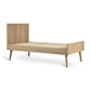 Quax Flow Convertible Cot Bed - 140 x 70 cm - Honey Ash