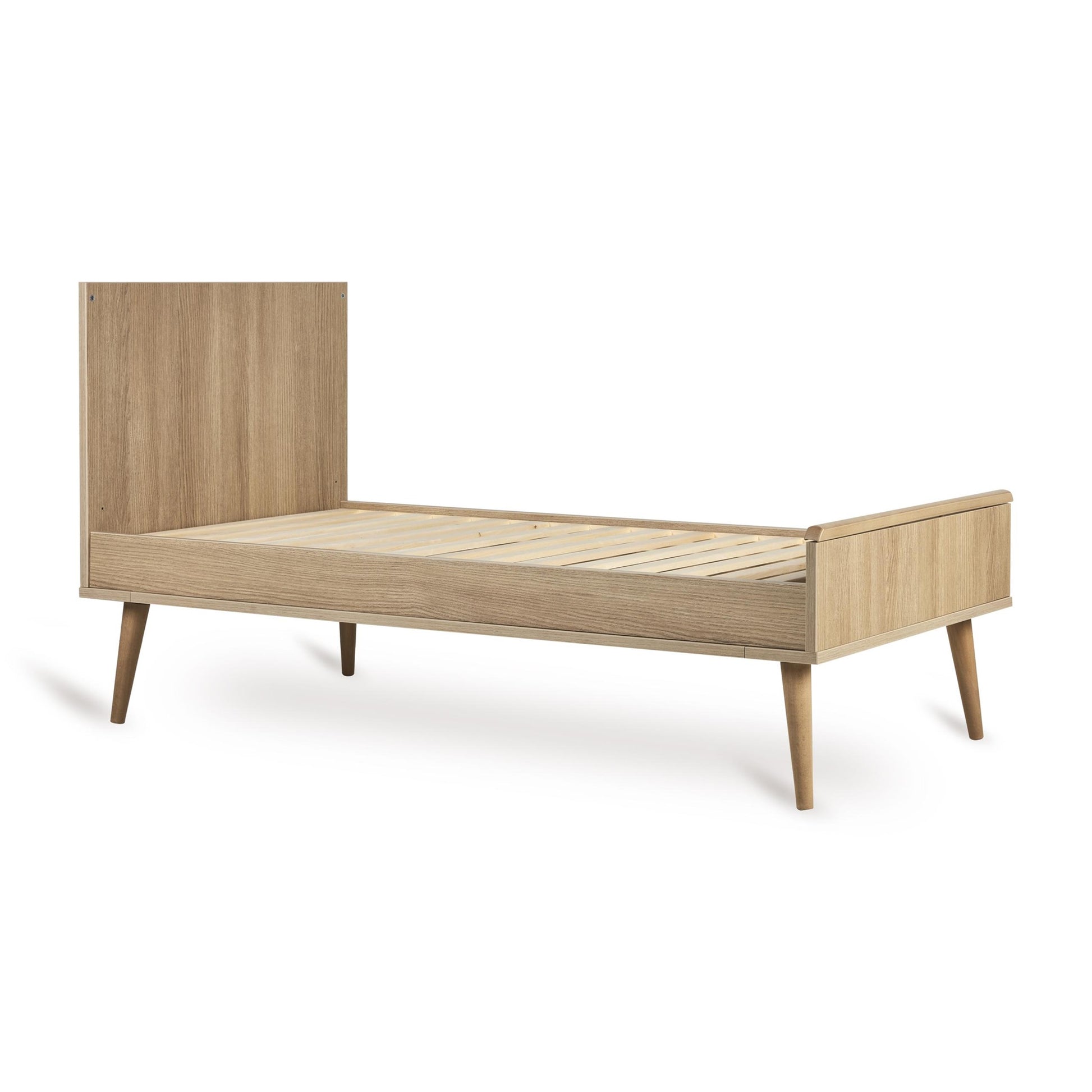 Quax Flow Convertible Cot Bed - 140 x 70 cm - Honey Ash