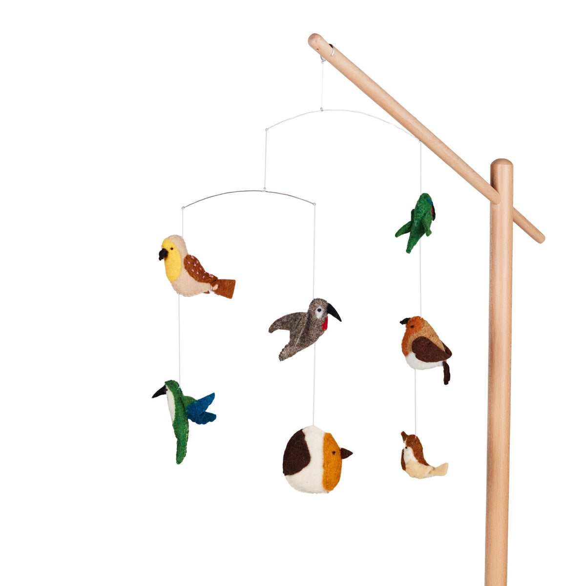 Quax Baby Mobile with Bird Decorations