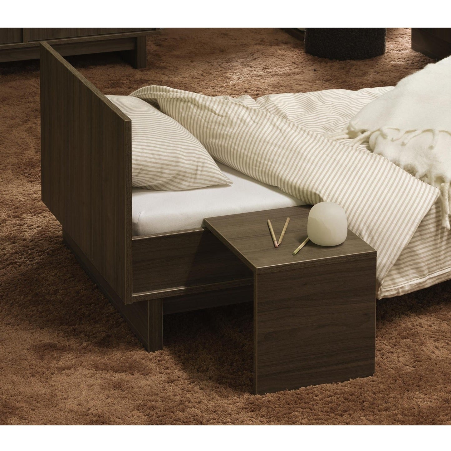 Quax Kyo Convertible Cot Bed - 120 x 70 cm - Walnut