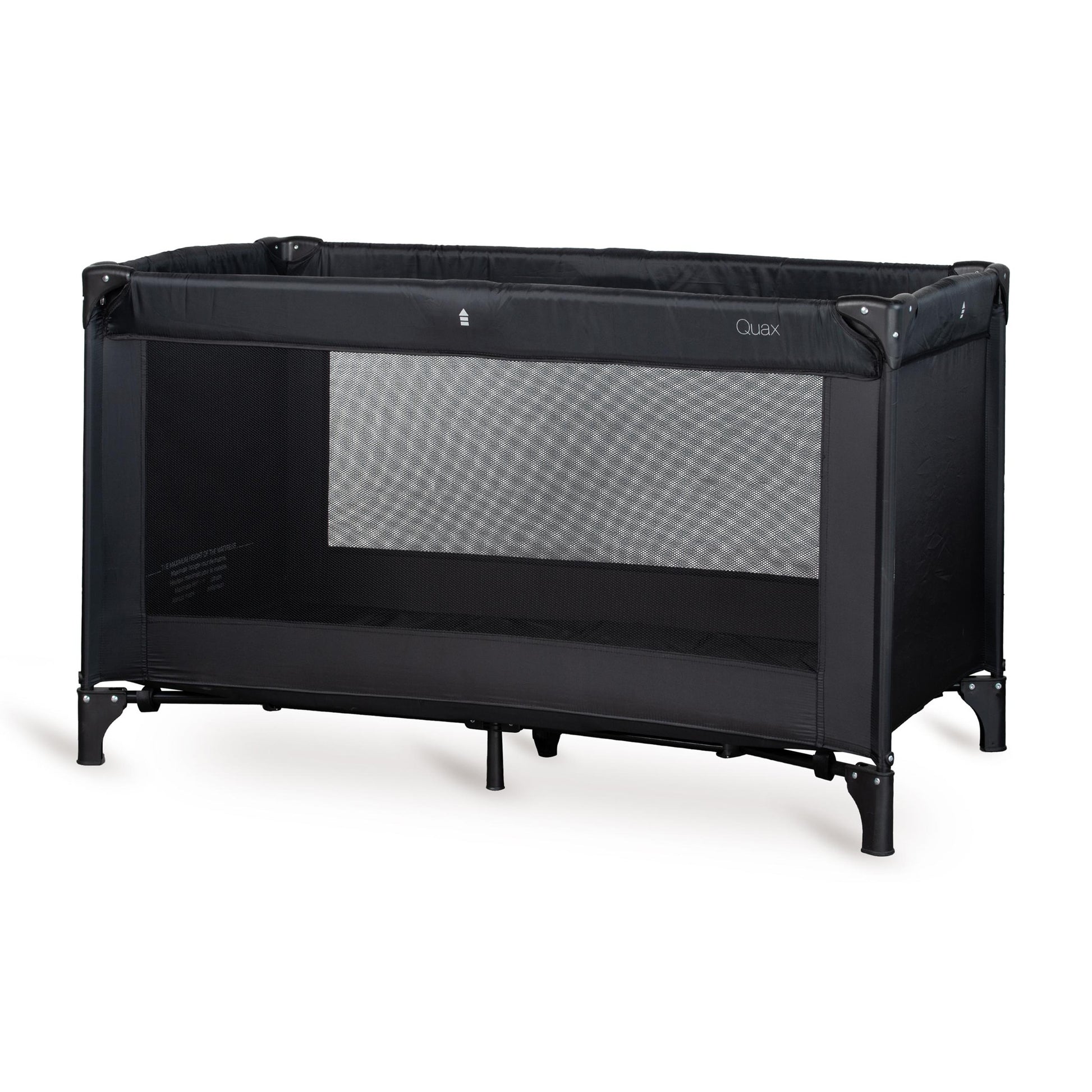 Quax Travel Cot - 120 x 60cm - Black