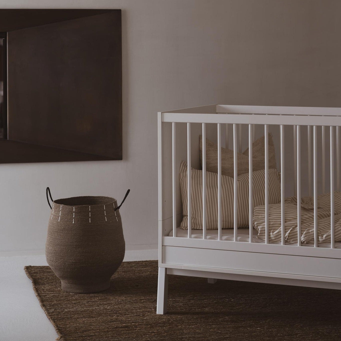 Quax Seagrass Storage Baskets - Set of 3 - Cacao