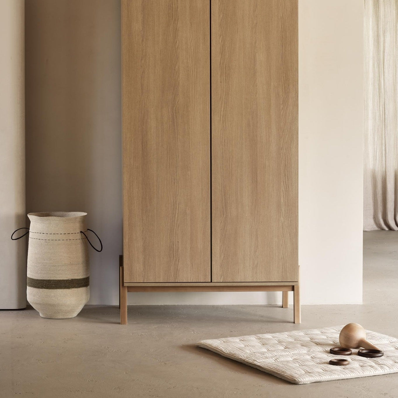 Quax Seagrass Storage Baskets - Set of 3 - Natural