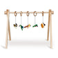 Quax Wooden Baby Gym with Bird Toys