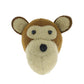 Fiona Walker Monkey Felt Animal Wall Head - Mini