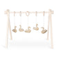 Quax Wooden Baby Gym with Swan Toys