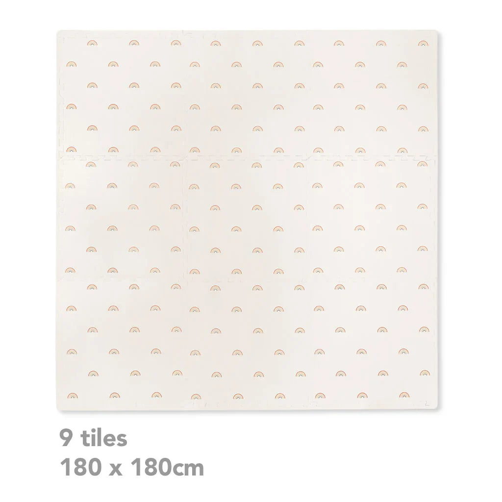 gus + beau Rainbow Foam Playmat Set - Cream