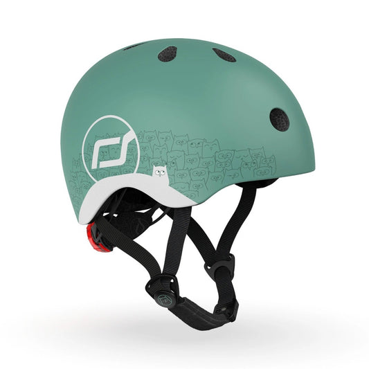 Scoot & Ride Helmet - Reflective Forest (XXS-S)