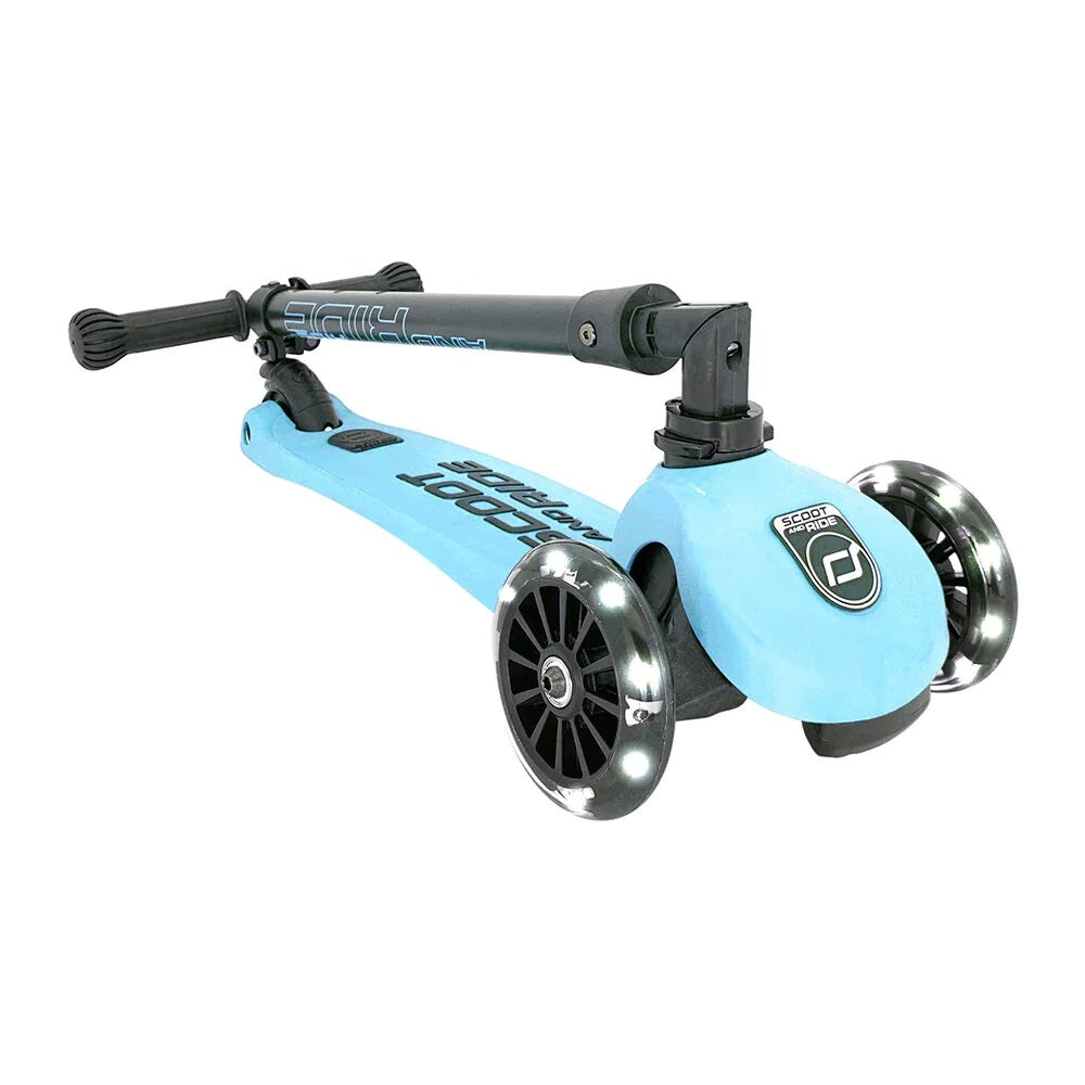 Scoot & Ride Highway Kick 3 LED Scooter - Blueberry