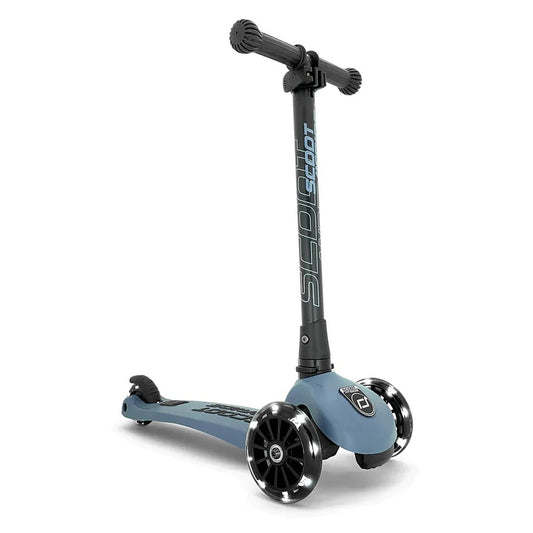 Scoot & Ride Highway Kick 3 LED Scooter - Steel