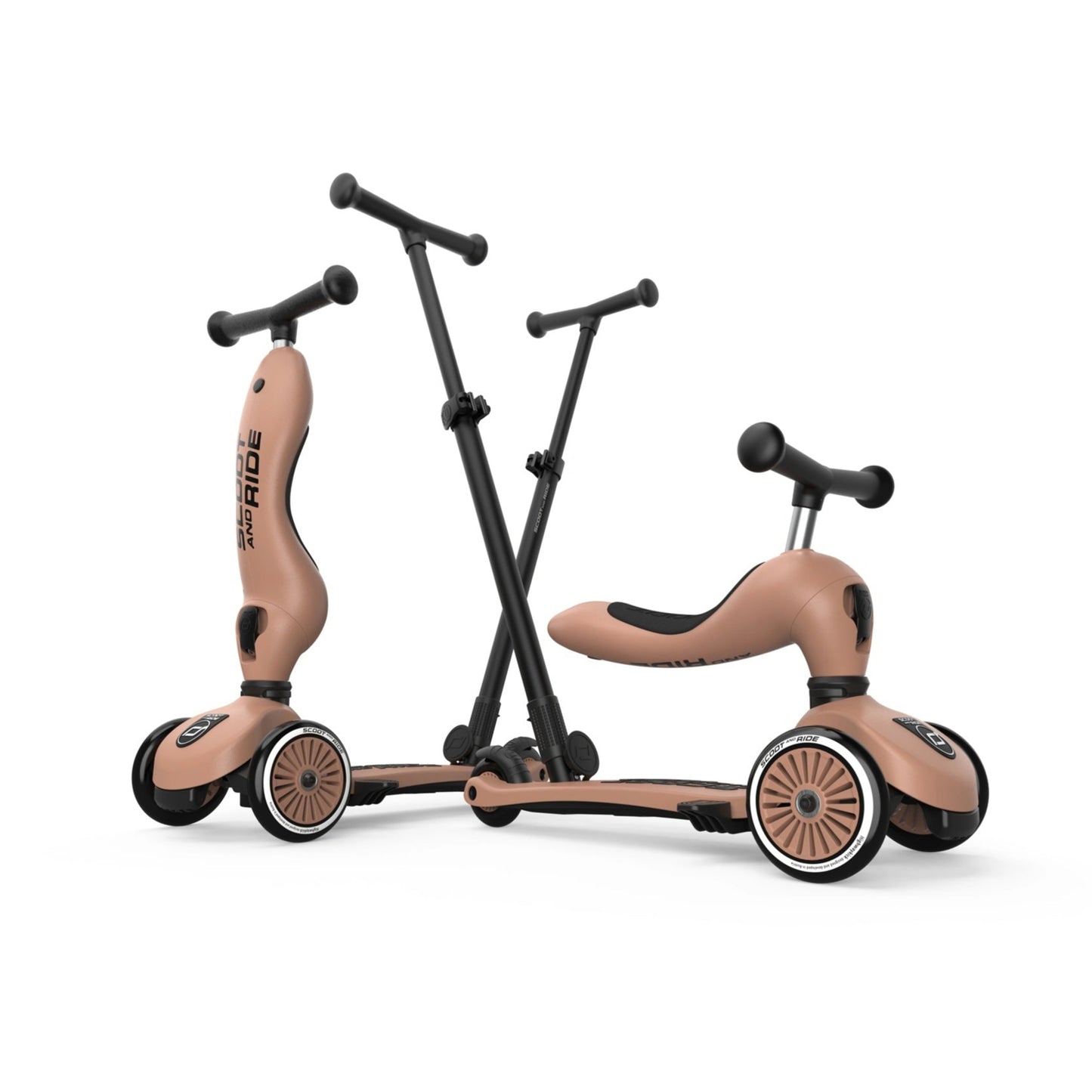 Scoot & Ride Highway Kick 1 'Push & Go' Scooter - Mocha