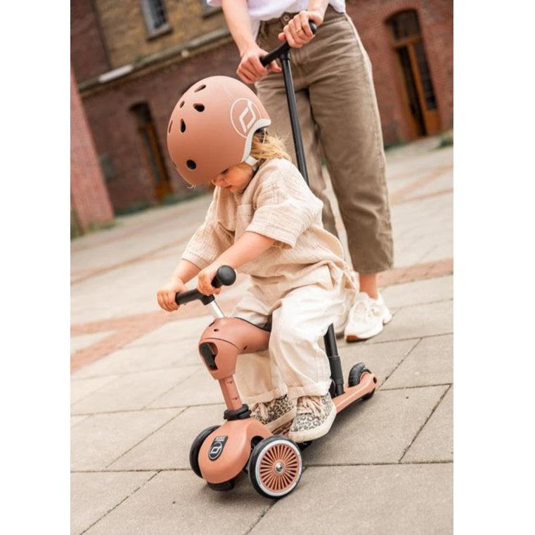 Scoot & Ride Highway Kick 1 'Push & Go' Scooter - Mocha