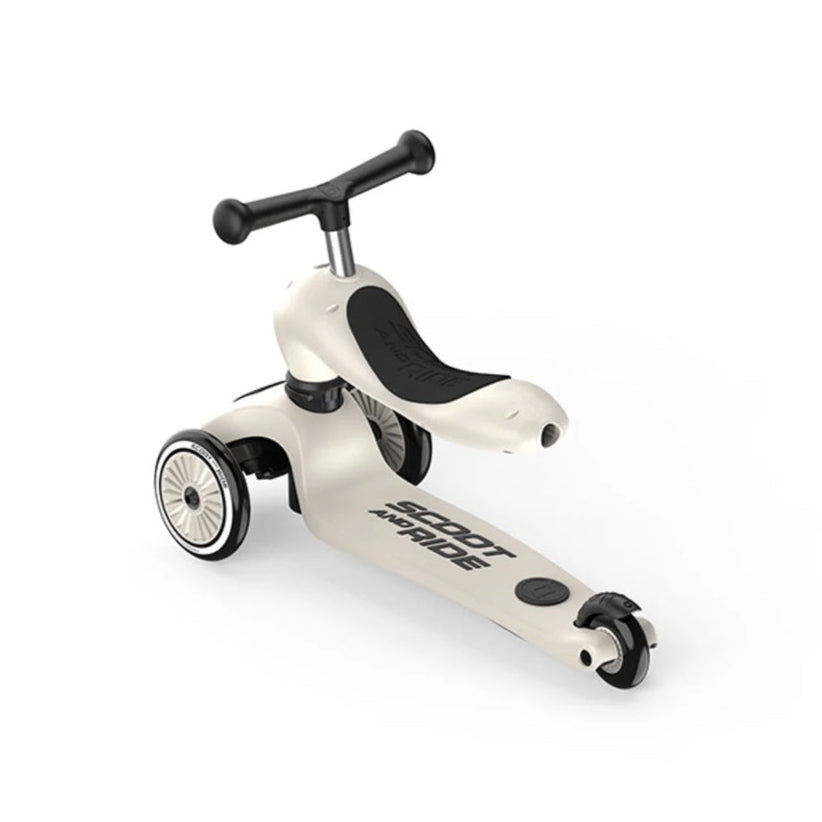 Scoot & Ride Highway Kick 1 'Push & Go' Scooter - Ash