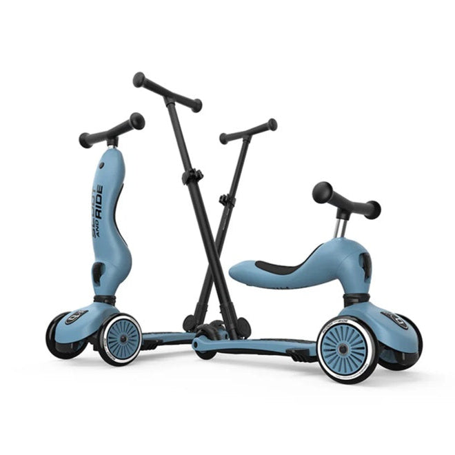 Scoot & Ride Highway Kick 1 'Push & Go' Scooter - Steel