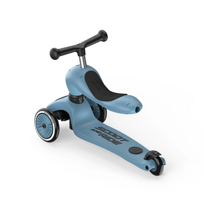 Scoot & Ride Highway Kick 1 'Push & Go' Scooter - Steel