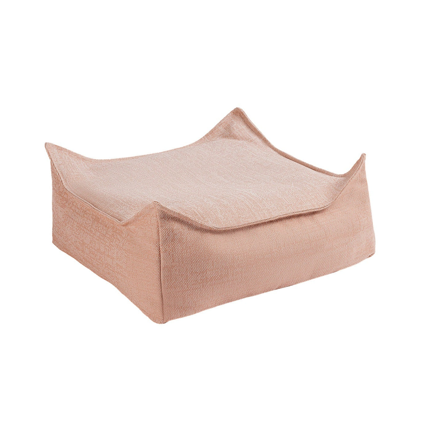 Wigiwama Outdoor Square Ottoman - Seashell