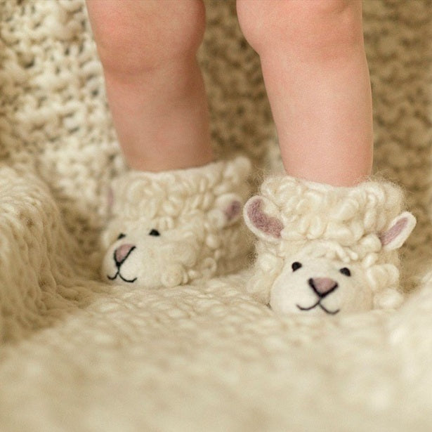Sew Heart Felt Children's Shirley Sheep Slippers
