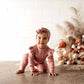 Snuggle Hunny Organic Baby Growsuit - Rose