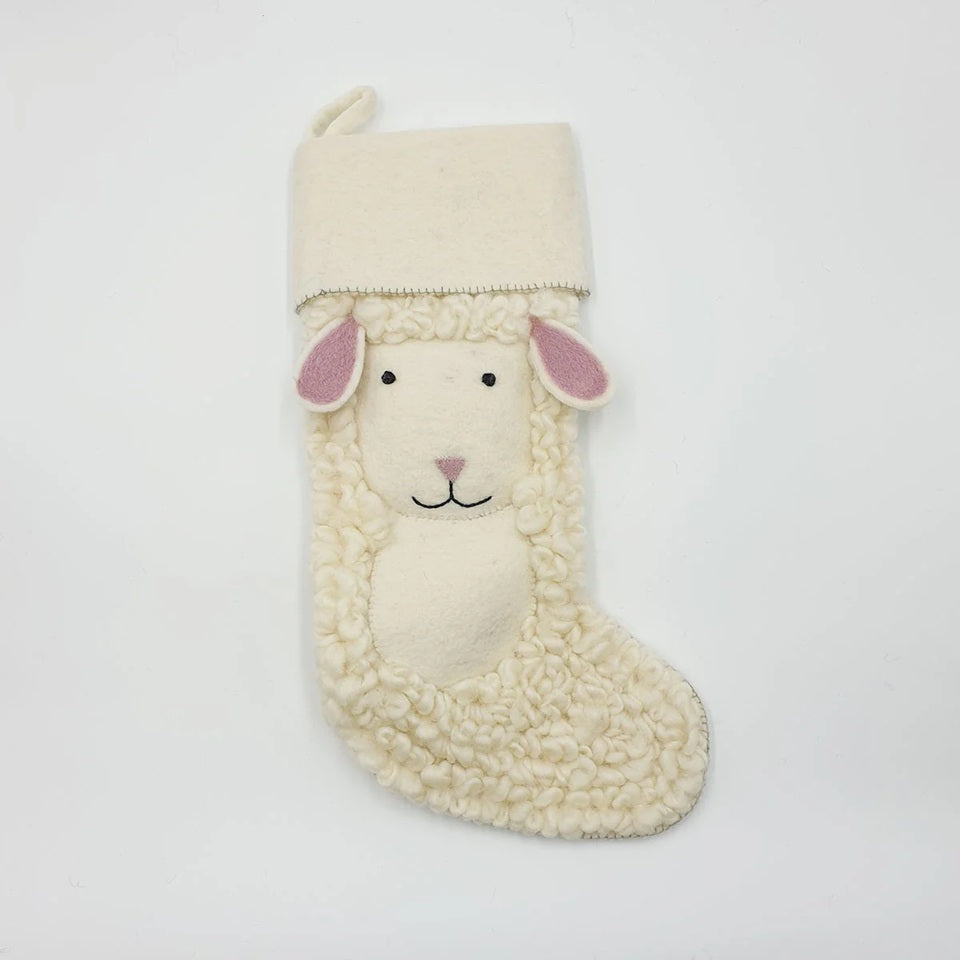 Sew Heart Felt Shirley Sheep Christmas Stocking