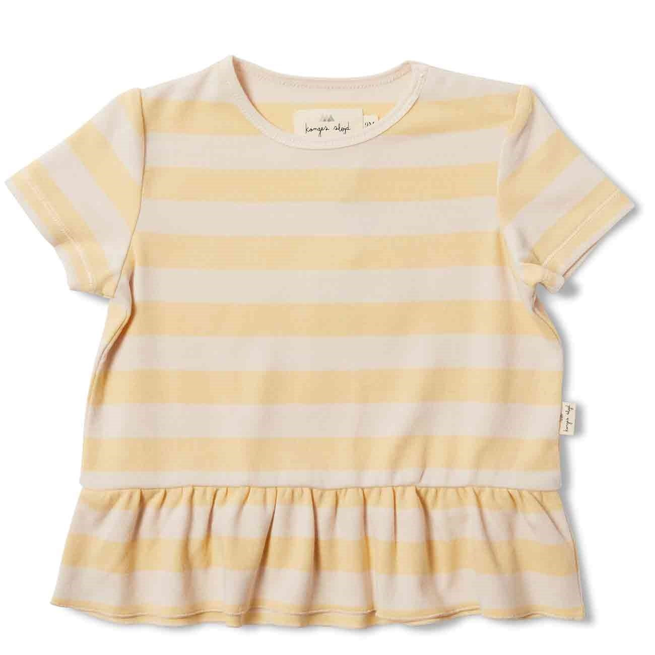 Konges Slojd Bali Frill Tee - Golden Haze