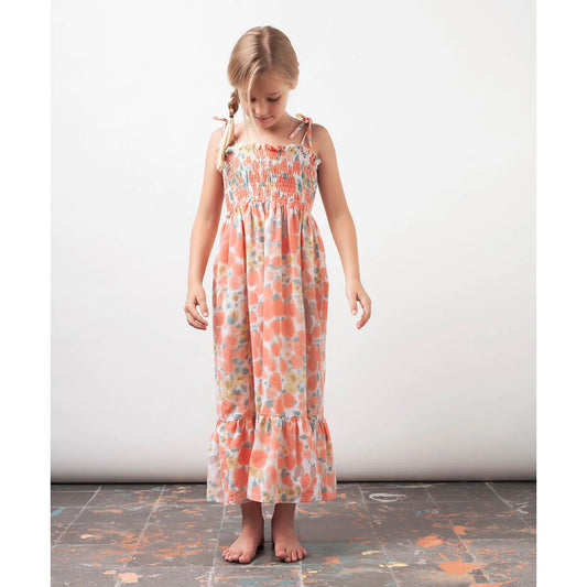 Tocoto Vintage Flower Printed Maxi Dress