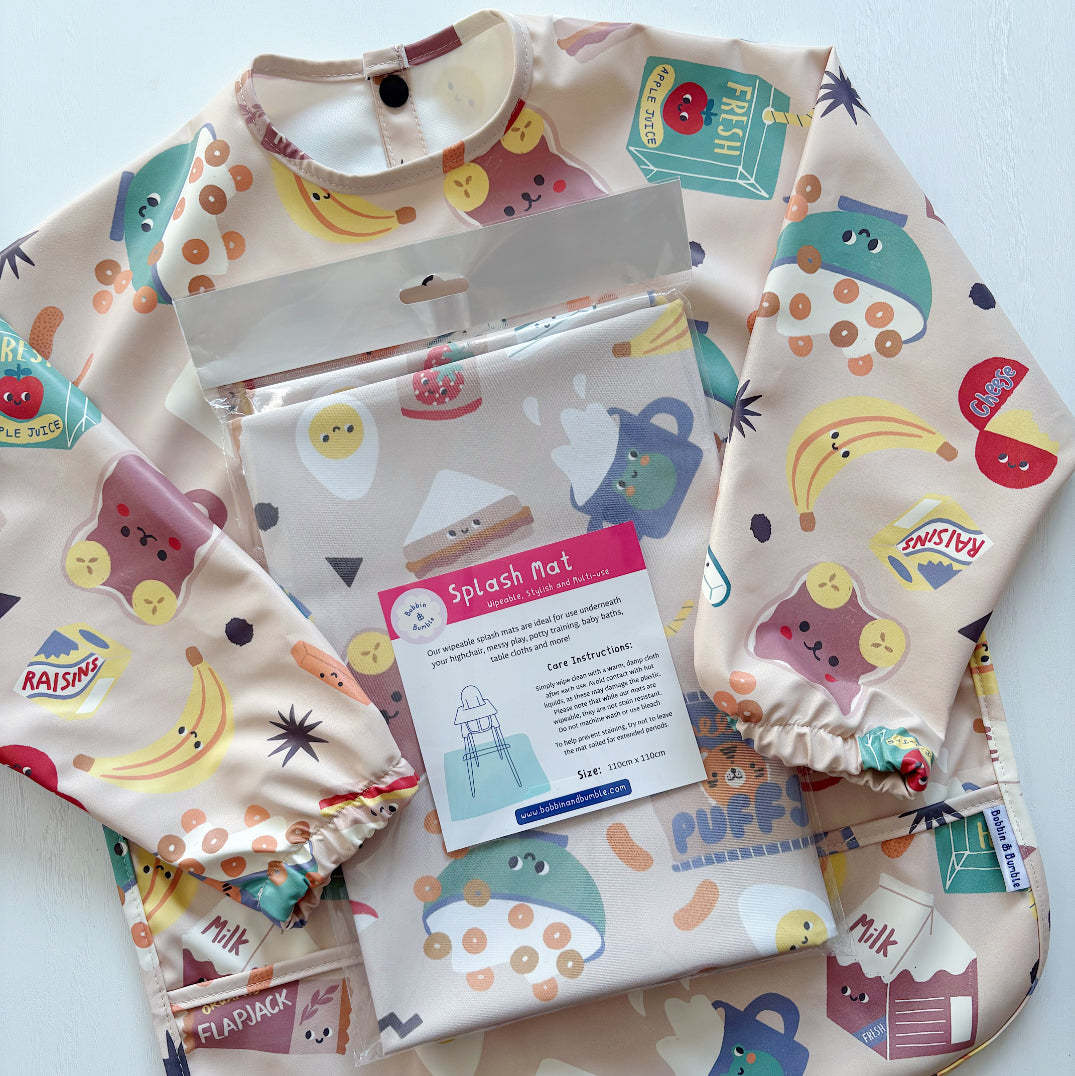 Bobbin & Bumble Highchair Splash Mat - Snack Time