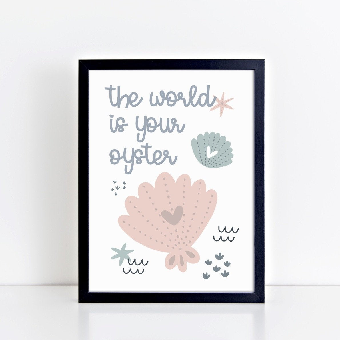 The Little Jones The World Is Your Oyster Print