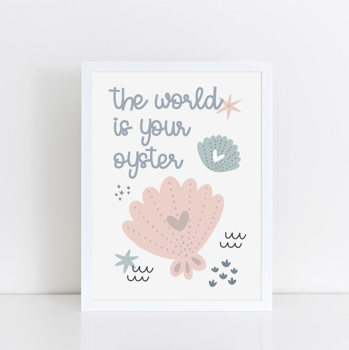 The Little Jones The World Is Your Oyster Print