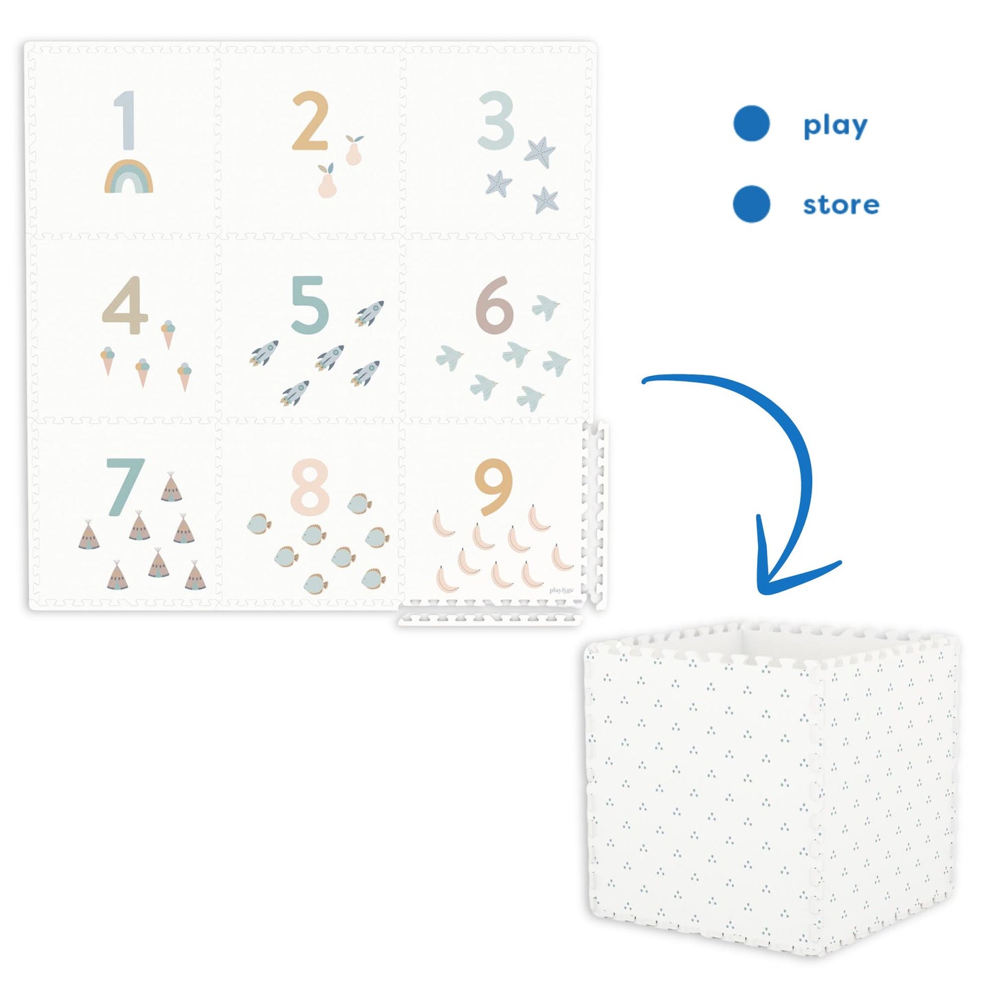 Play & Go Tiloo Puzzle Mat - Numbers