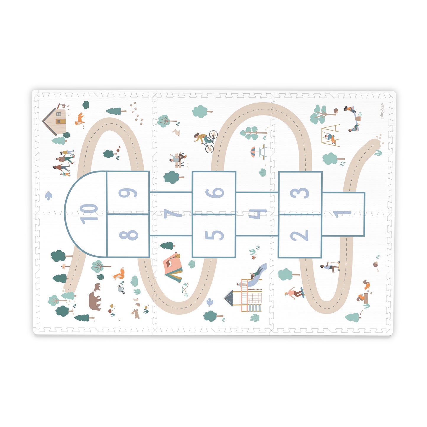 Play & Go Tiloo Puzzle Mat - Hopscotch