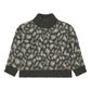 Tocoto Vintage Leopard Print Knitted Sweater - Grey