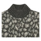 Tocoto Vintage Leopard Print Knitted Sweater - Grey