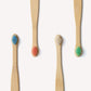 Wild & Stone Baby Bamboo Toothbrush - 4 Pack - Extra Soft Bristles
