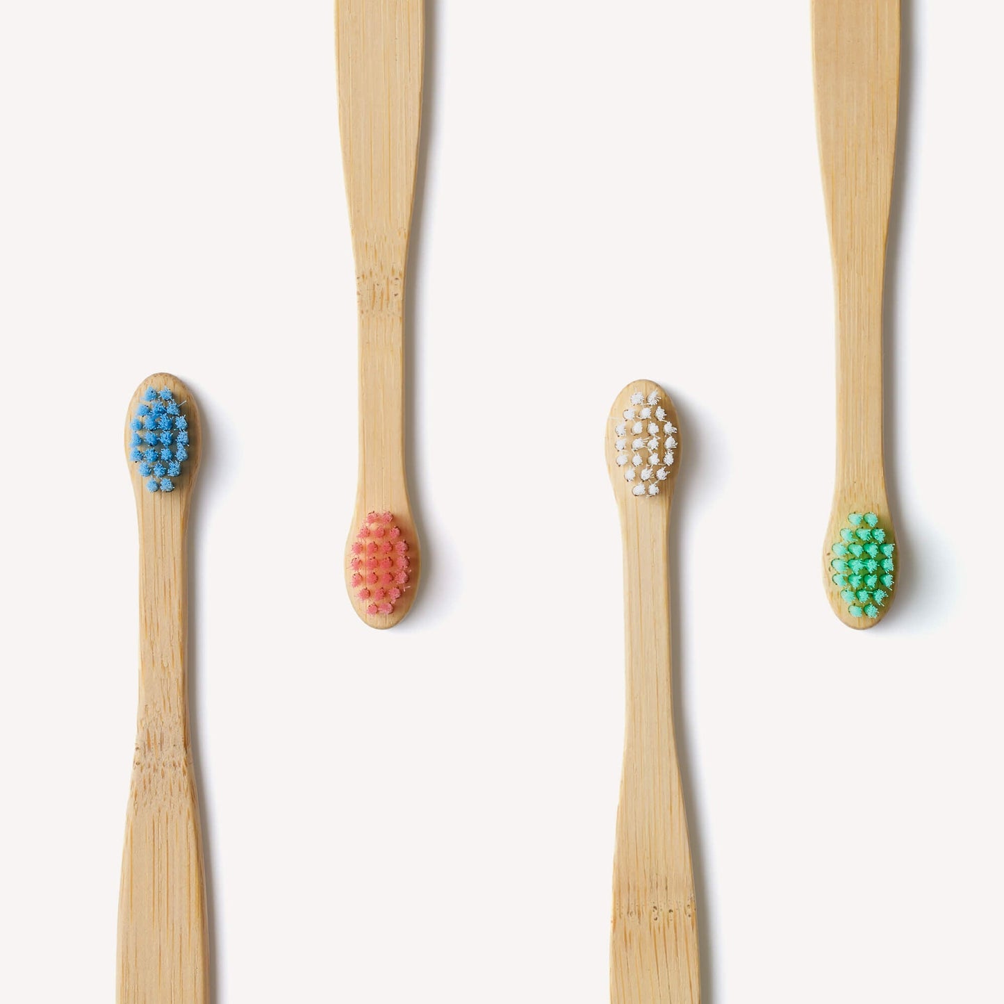 Wild & Stone Baby Bamboo Toothbrush - 4 Pack - Extra Soft Bristles