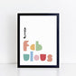 The Little Jones Utterly Fabulous Print - Spring Tones