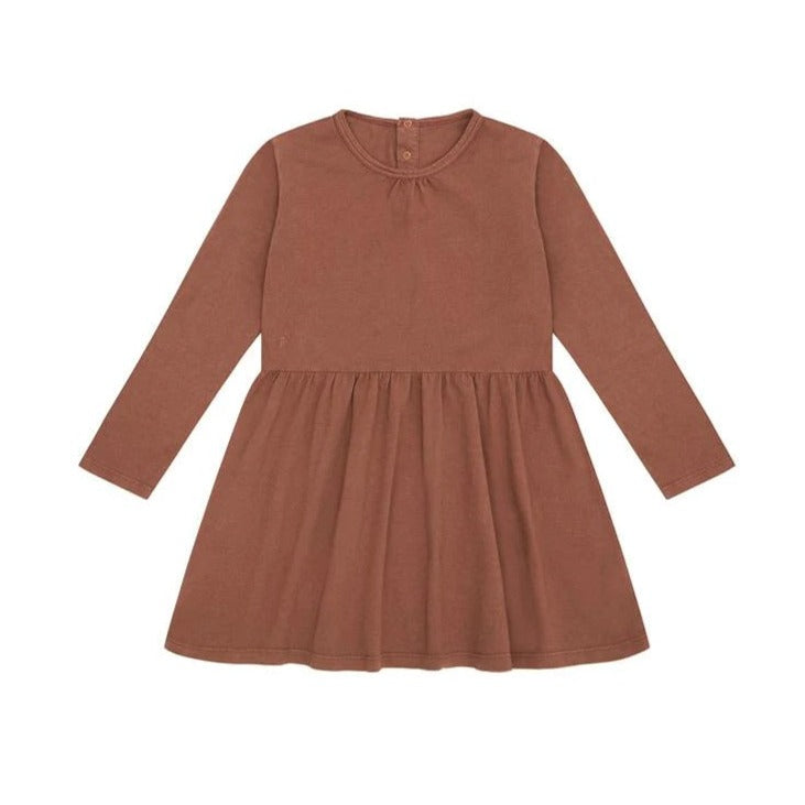 Organic Cotton Long Sleeve Dress by Vild House of Little (2 Colours Available)