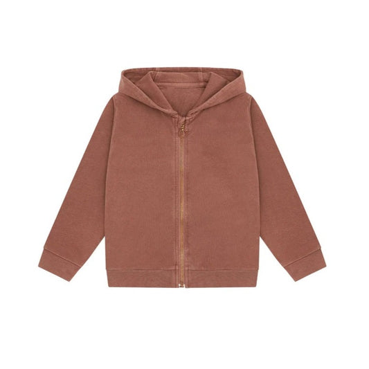 Organic Cotton Zip Up Hoodie by Vild House of Little (3 Colours Available)