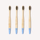 Wild & Stone Adult Bamboo Toothbrush - 4 Pack - Firm Bristles