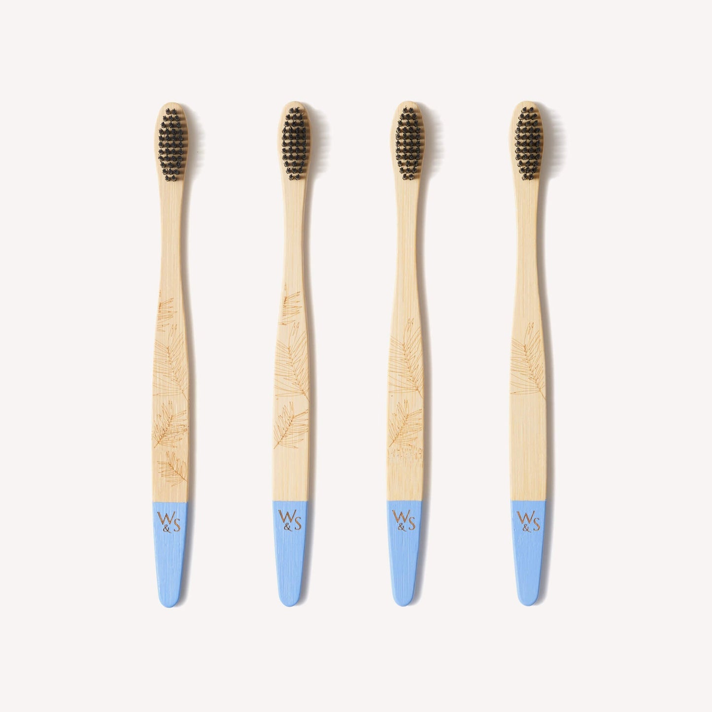 Wild & Stone Adult Bamboo Toothbrush - 4 Pack - Firm Bristles