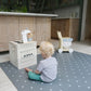 gus + beau Triangle Foam Playmat Set - Grey