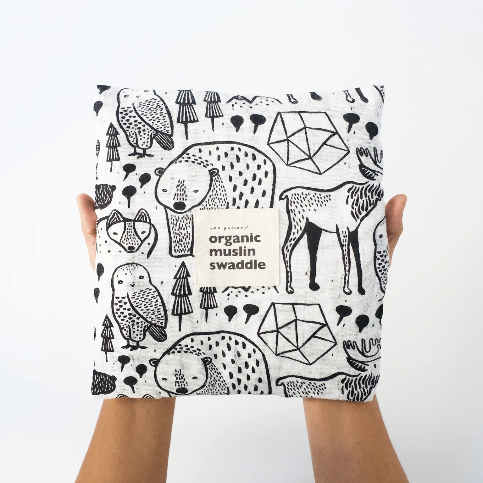 Wee Gallery Organic Sensory Muslin Swaddle - Nordic