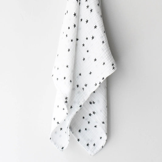 Wee Gallery Organic Sensory Muslin Swaddle - Stars