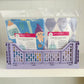 Bobbin & Bumble Highchair Splash Mat - Blue Harlequin